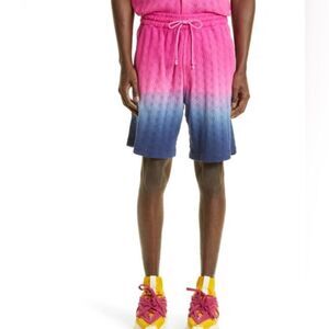 AGR PLAYFUL POWER KNIT COTTON SHORTS Sz M PERFORATED DRAWSTRING POCKETS